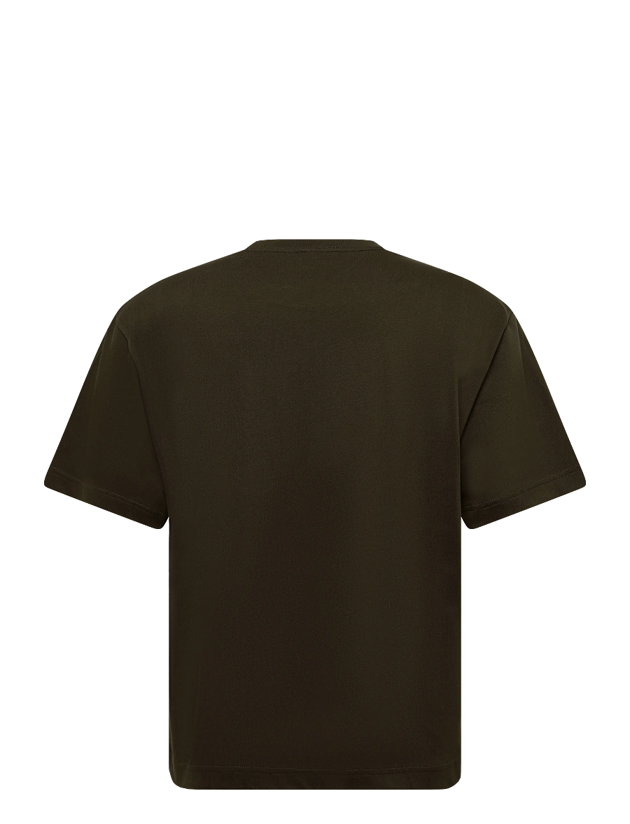 Filippa K - Heavy Crewneck Tee - short-sleeved t-shirts - golden brown - 2