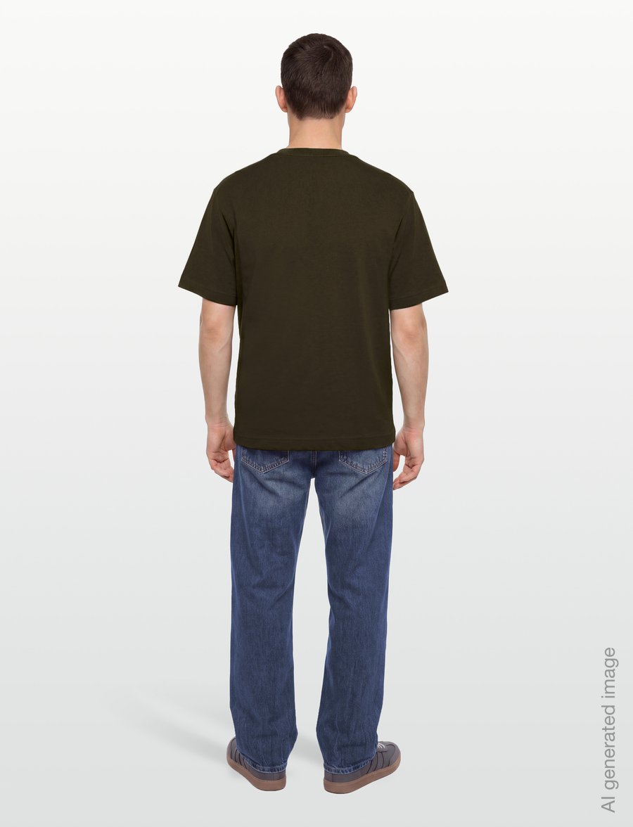 Filippa K - Heavy Crewneck Tee - short-sleeved t-shirts - golden brown - 4