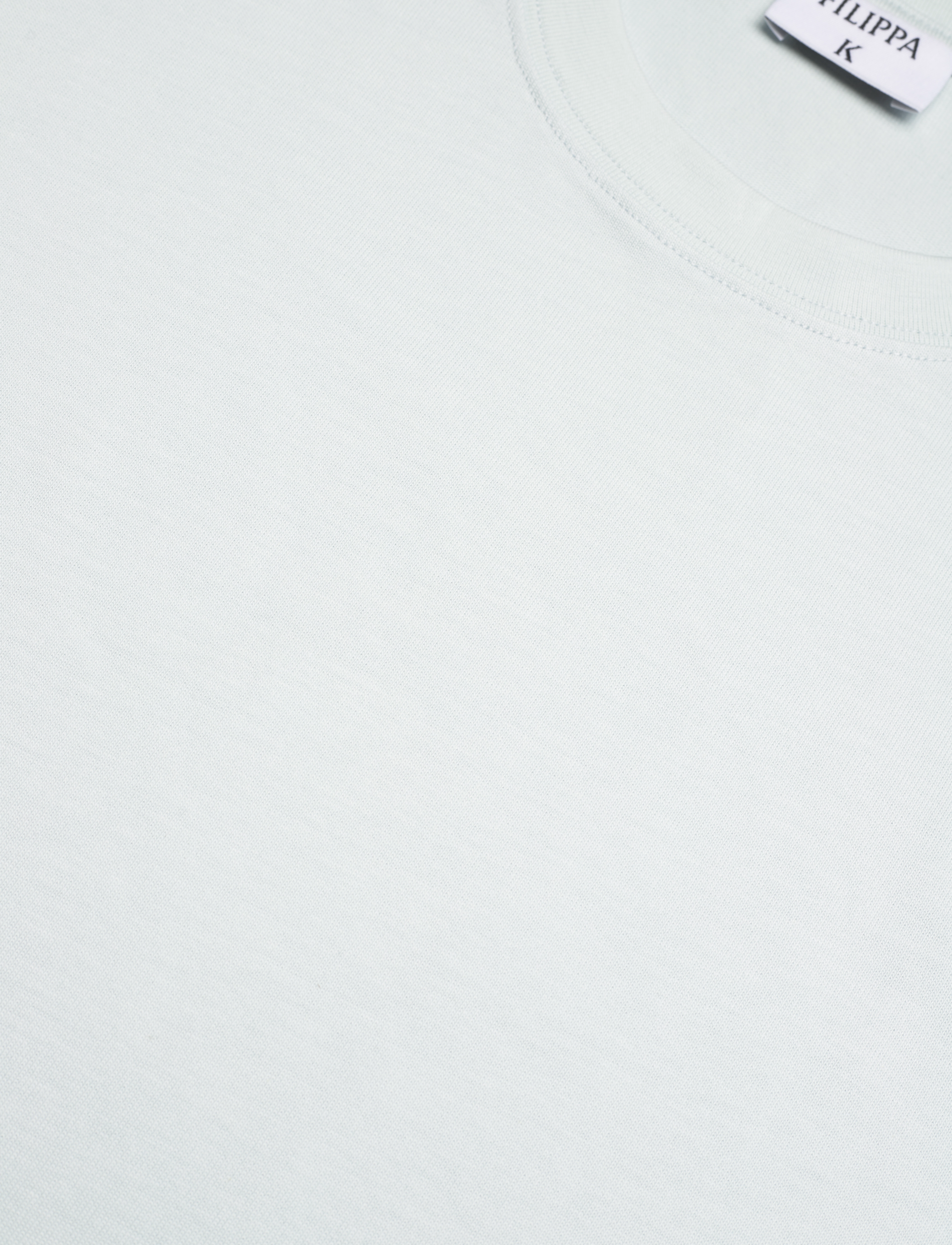 Filippa K - Heavy Crewneck Tee - basic t-shirts - ice blue - 2