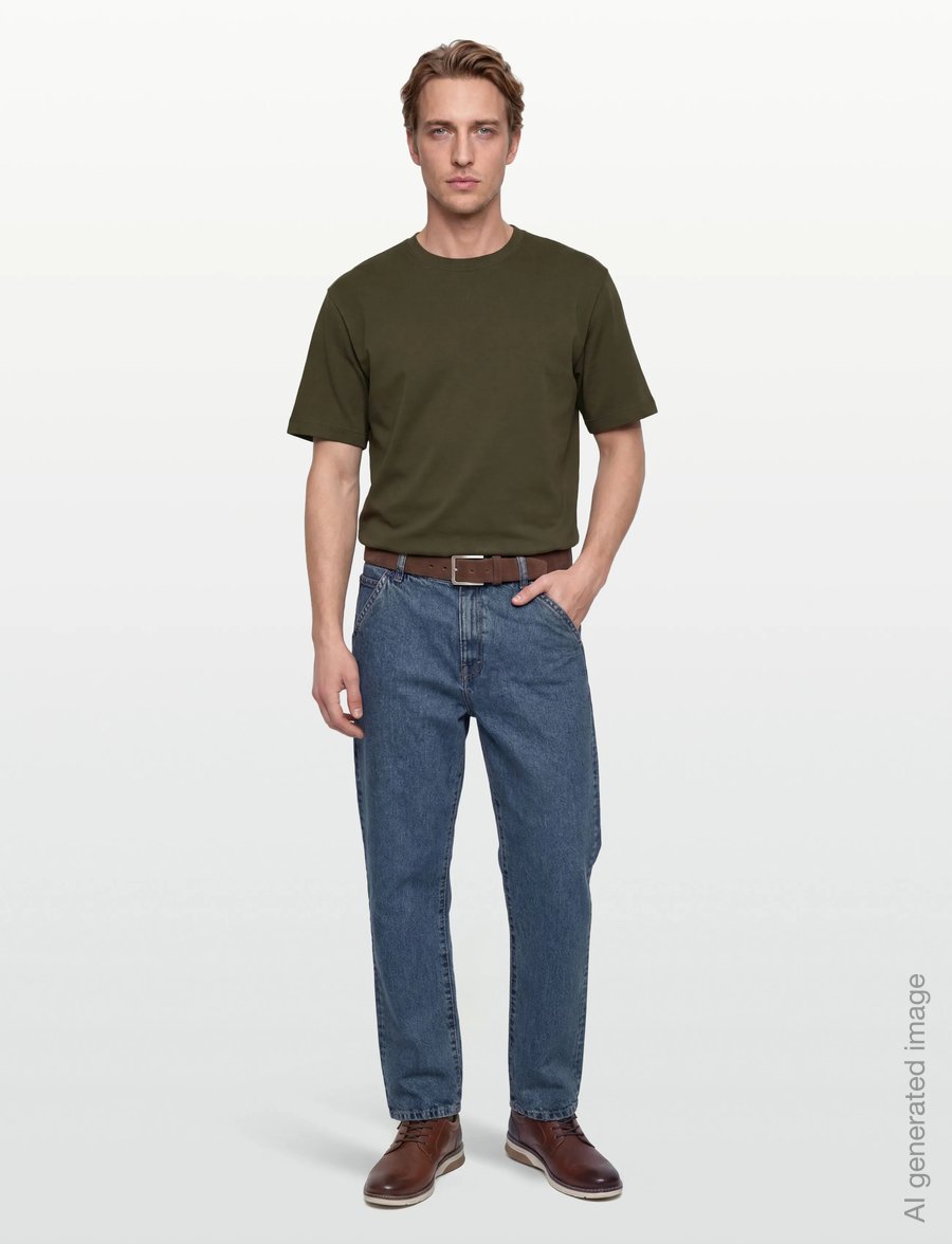 Filippa K - Heavy Crewneck Tee - lühikeste varrukatega t-särgid - midnight green - 0