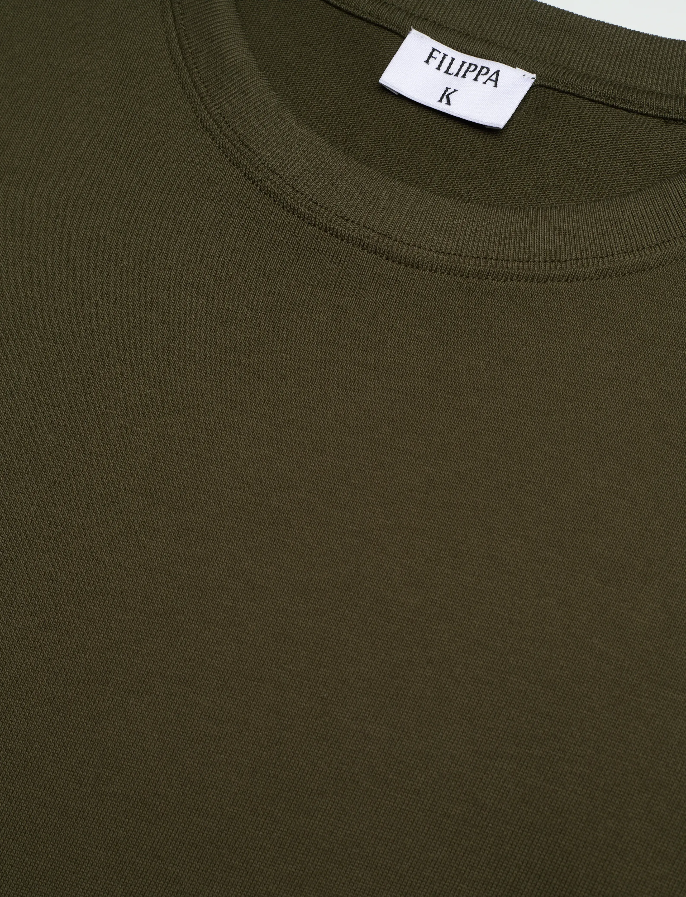 Filippa K - Heavy Crewneck Tee - lühikeste varrukatega t-särgid - midnight green - 5