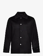 Wool Cashmere Jacket - BLACK