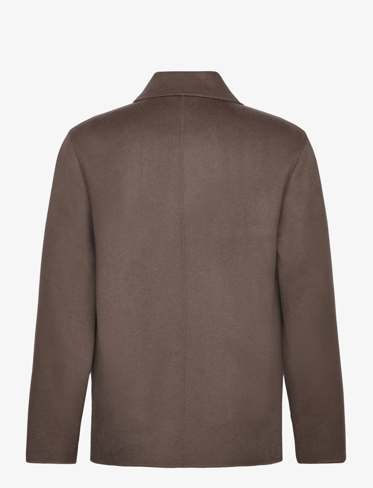 Filippa K - Wool Cashmere Jacket - vestes en laine - dark taupe - 1