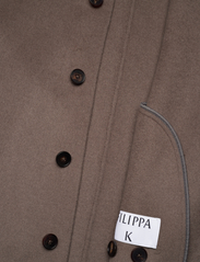 Filippa K - Wool Cashmere Jacket - vestes en laine - dark taupe - 4