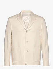 Filippa K - Cotton Linen Blazer - blazers met dubbele knopen - bone white - 0