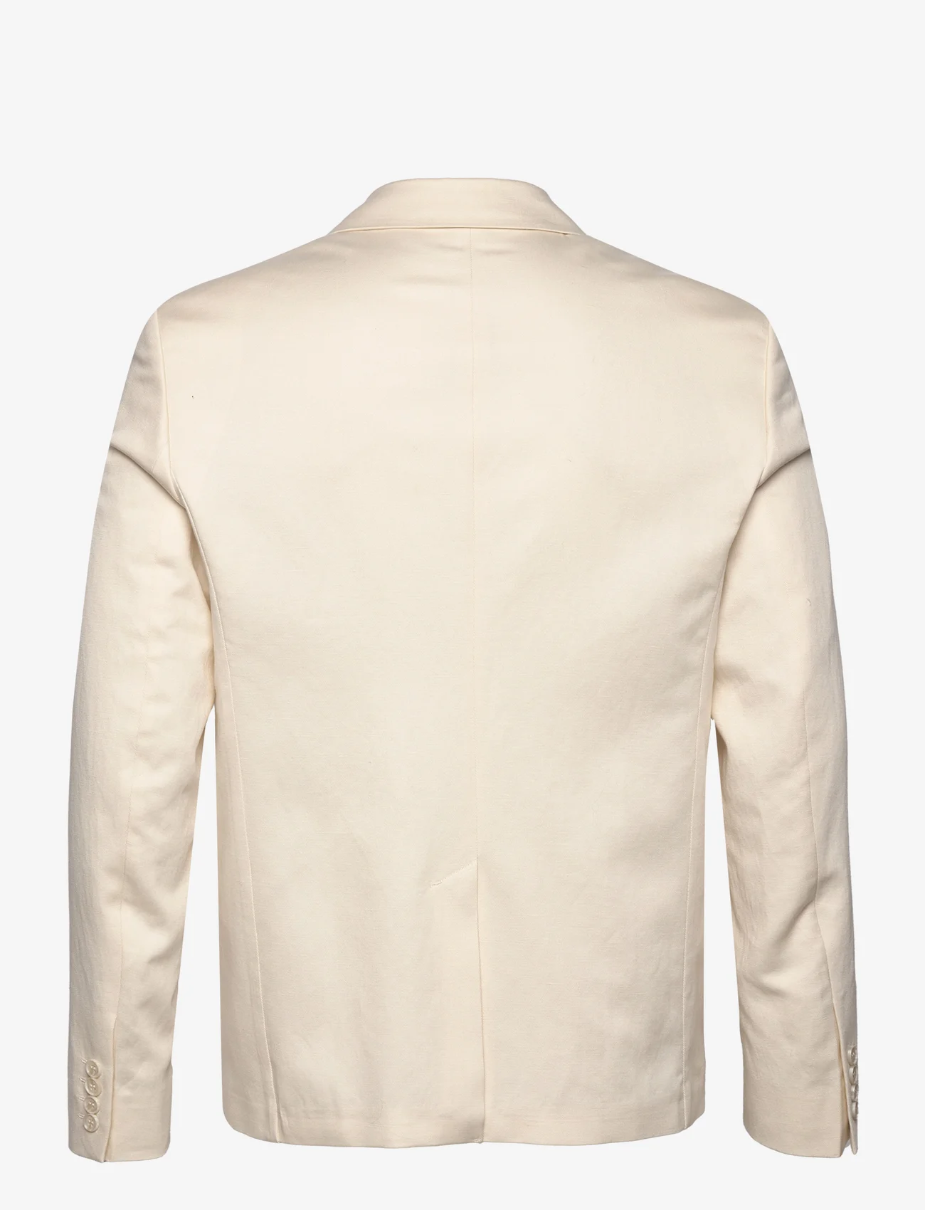 Filippa K - Cotton Linen Blazer - dobbeltradede blazere - bone white - 1