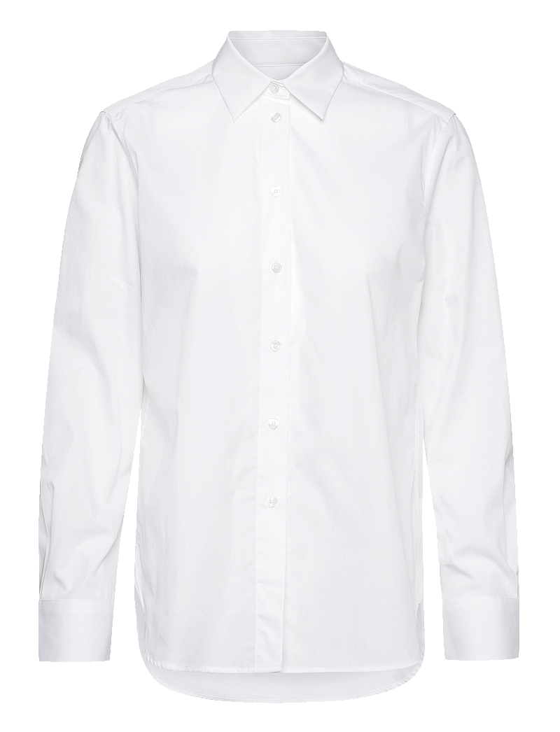 Filippa K - Jane Shirt - jeansskjortor - white - 0