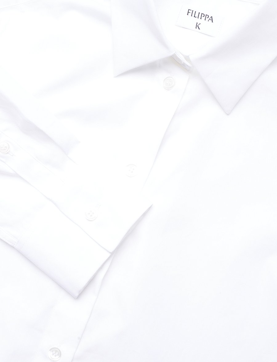 Filippa K - Jane Shirt - denim shirts - white - 2