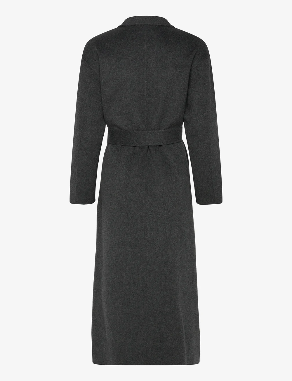 Filippa K - Alexa Coat - wool coats - dark grey melange - 1