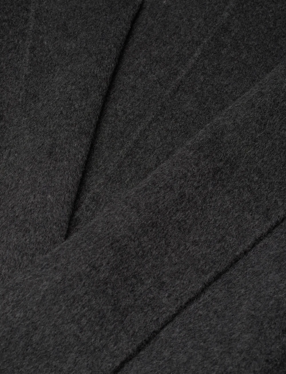 Filippa K - Alexa Coat - wool coats - dark grey melange - 2