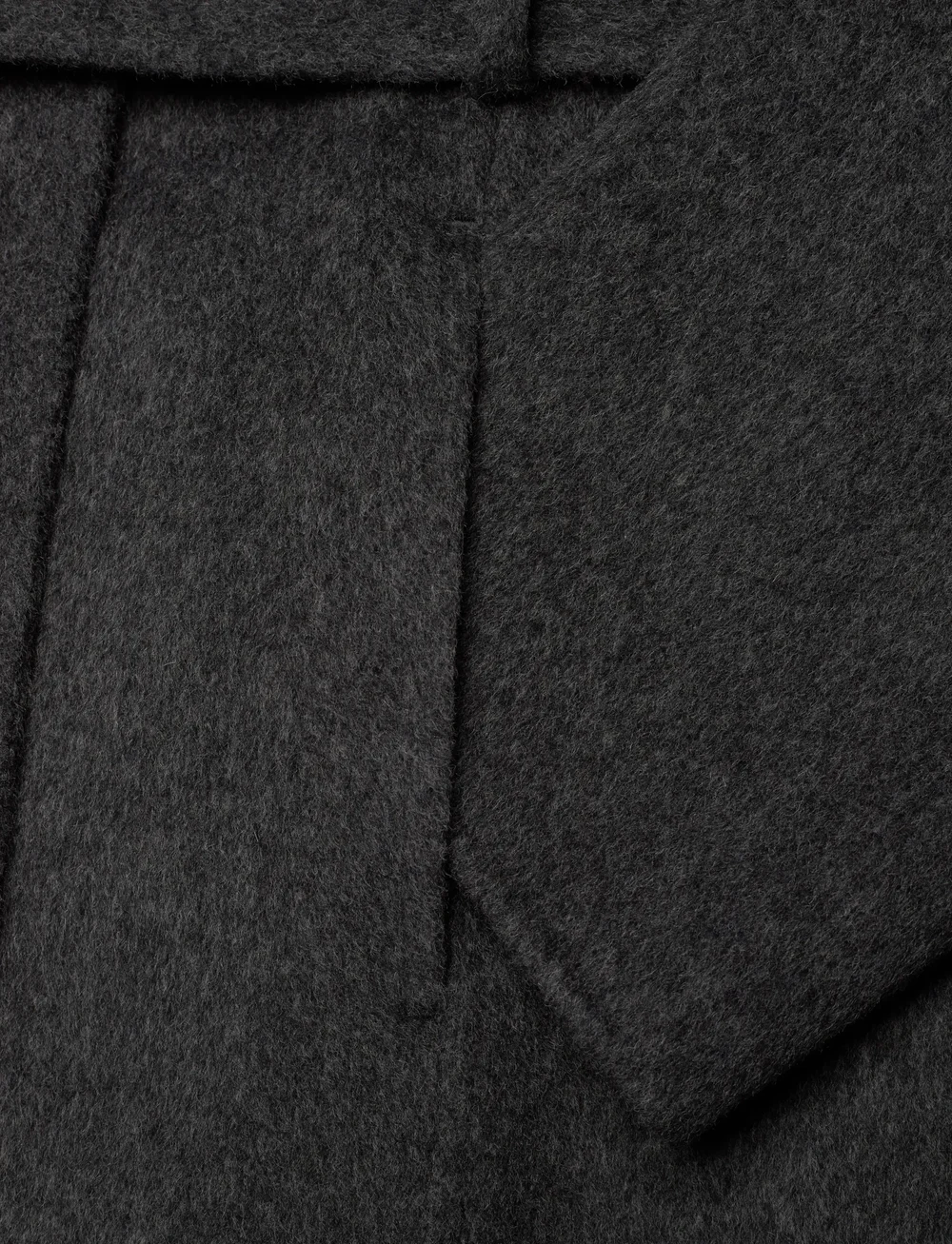 Filippa K - Alexa Coat - wool coats - dark grey melange - 3