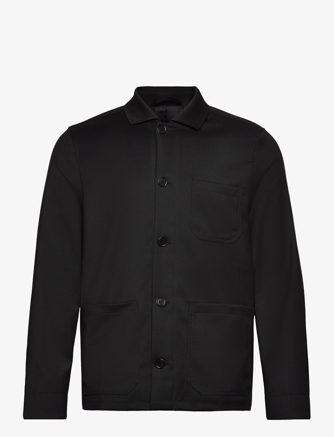 Filippa K - Louis Gabardine Jacket - basic skjortor - black - 0