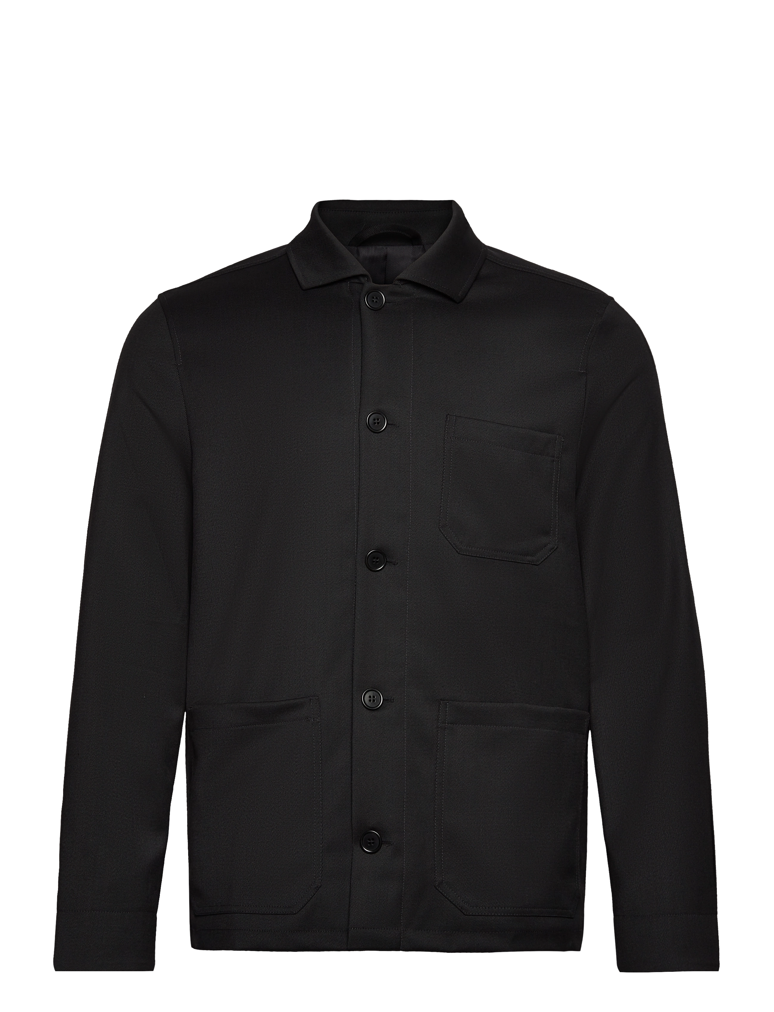 Filippa K Louis Gabardine Jacket - Filippa K Men - BLACK / black