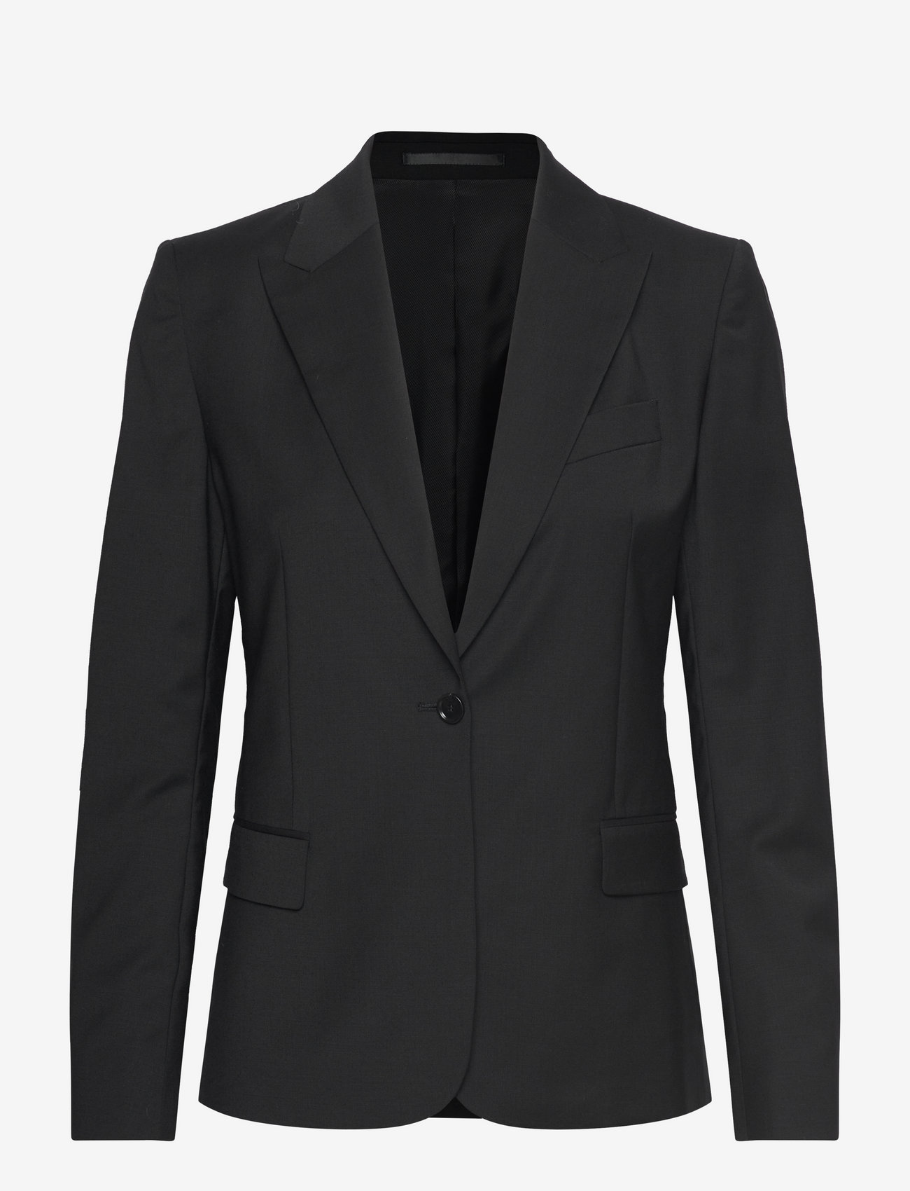 Filippa K - Sasha Cool Wool Blazer - einreihige blazer - black - 0