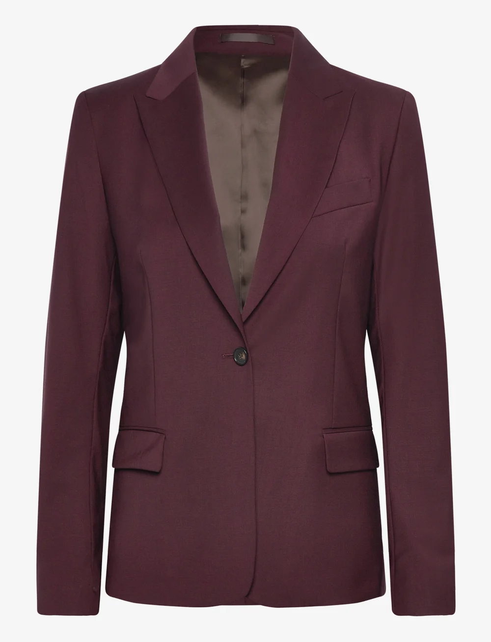 Filippa K - Sasha Cool Wool Blazer - single breasted blazers - burgundy - 0