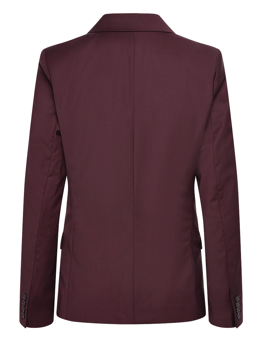 Filippa K - Sasha Cool Wool Blazer - einreihige blazer - burgundy - 1