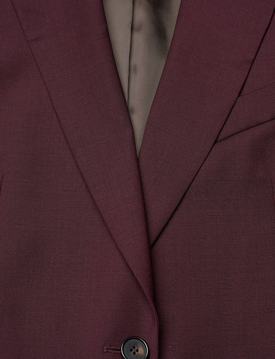 Filippa K - Sasha Cool Wool Blazer - einreihige blazer - burgundy - 2
