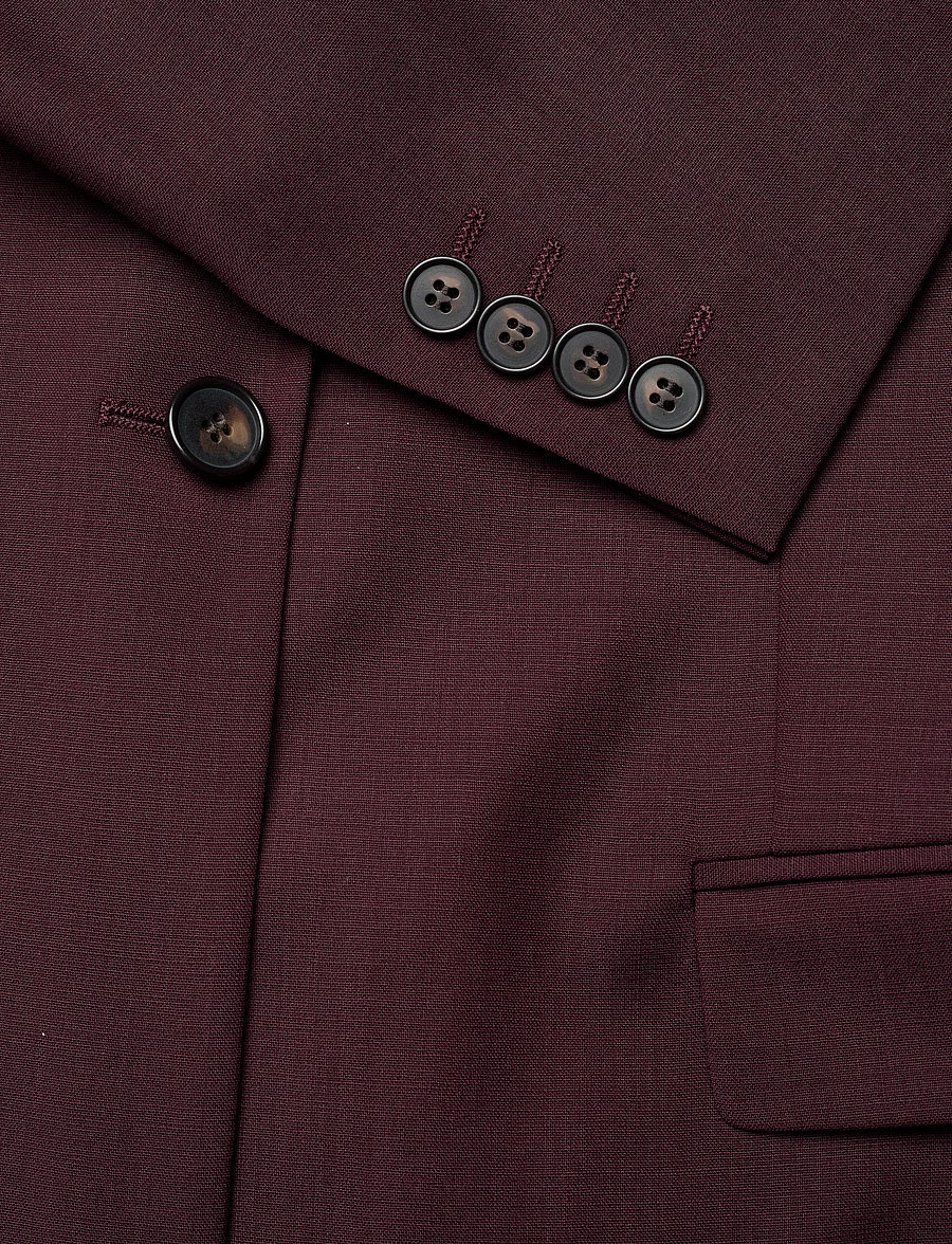Filippa K - Sasha Cool Wool Blazer - einreihige blazer - burgundy - 3