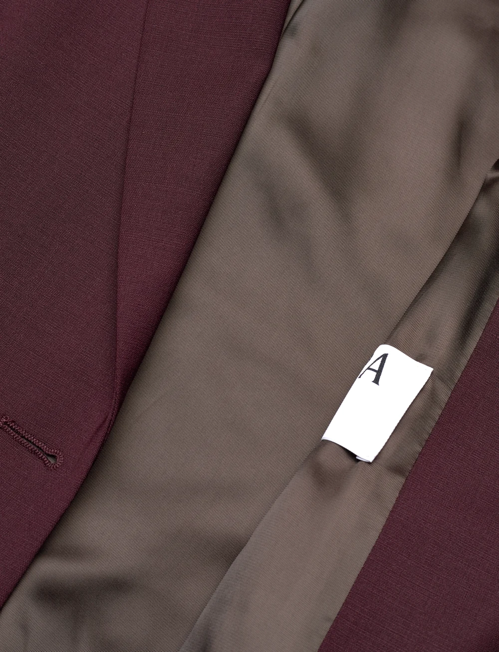 Filippa K - Sasha Cool Wool Blazer - single breasted blazers - burgundy - 4