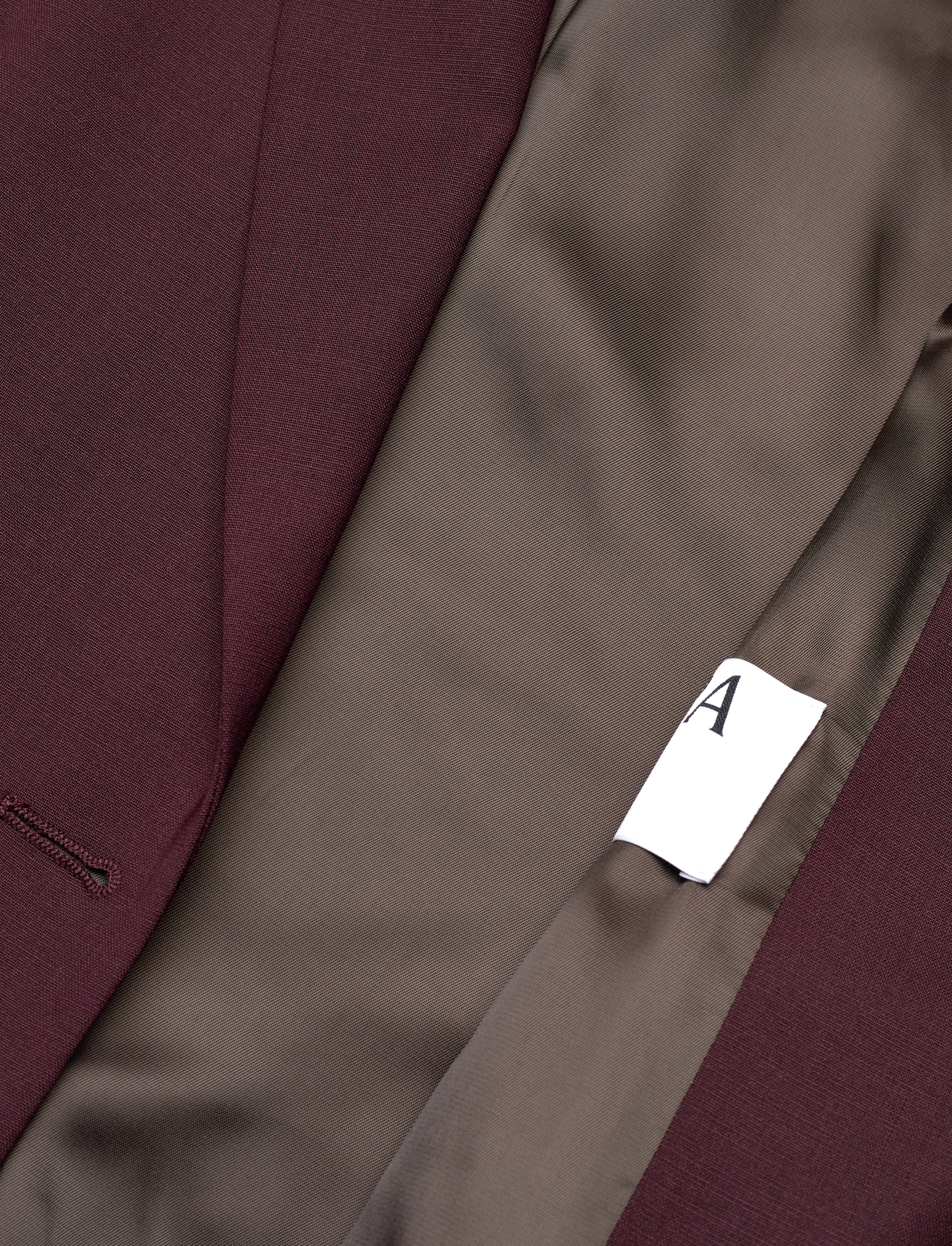 Filippa K - Sasha Cool Wool Blazer - Üherealised pintsakud - burgundy - 4