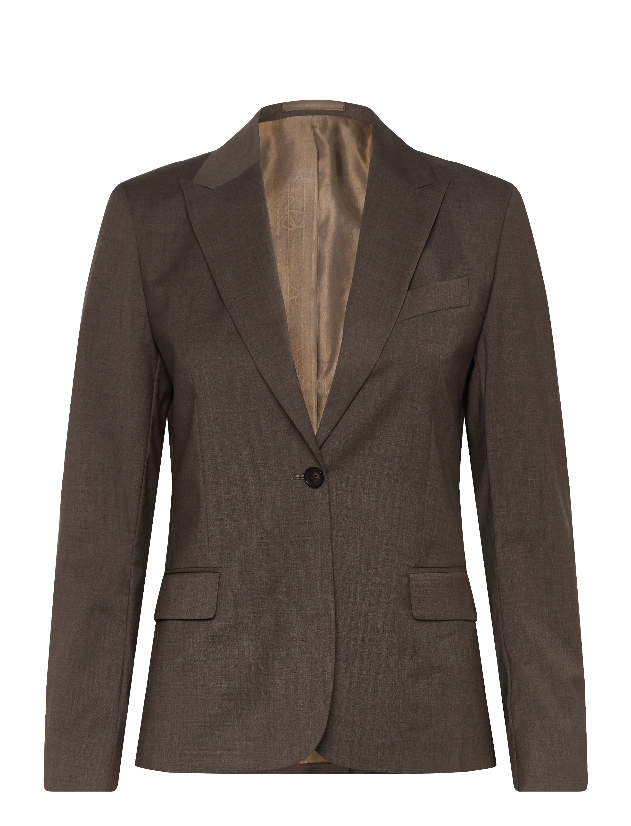 Sasha Cool Wool Blazer - DRIFTWOOD