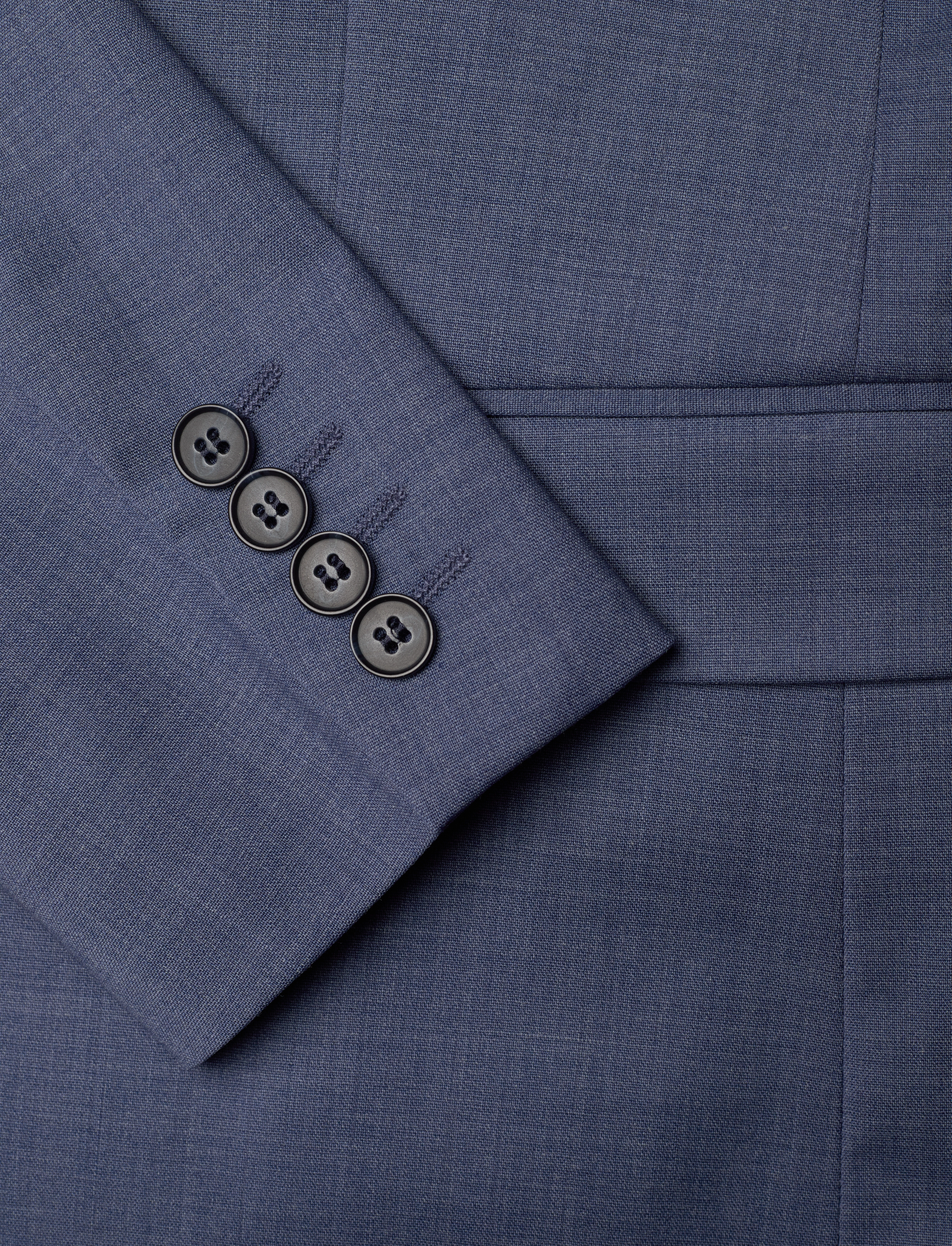 Filippa K - Sasha Cool Wool Blazer - dusty blue - 3