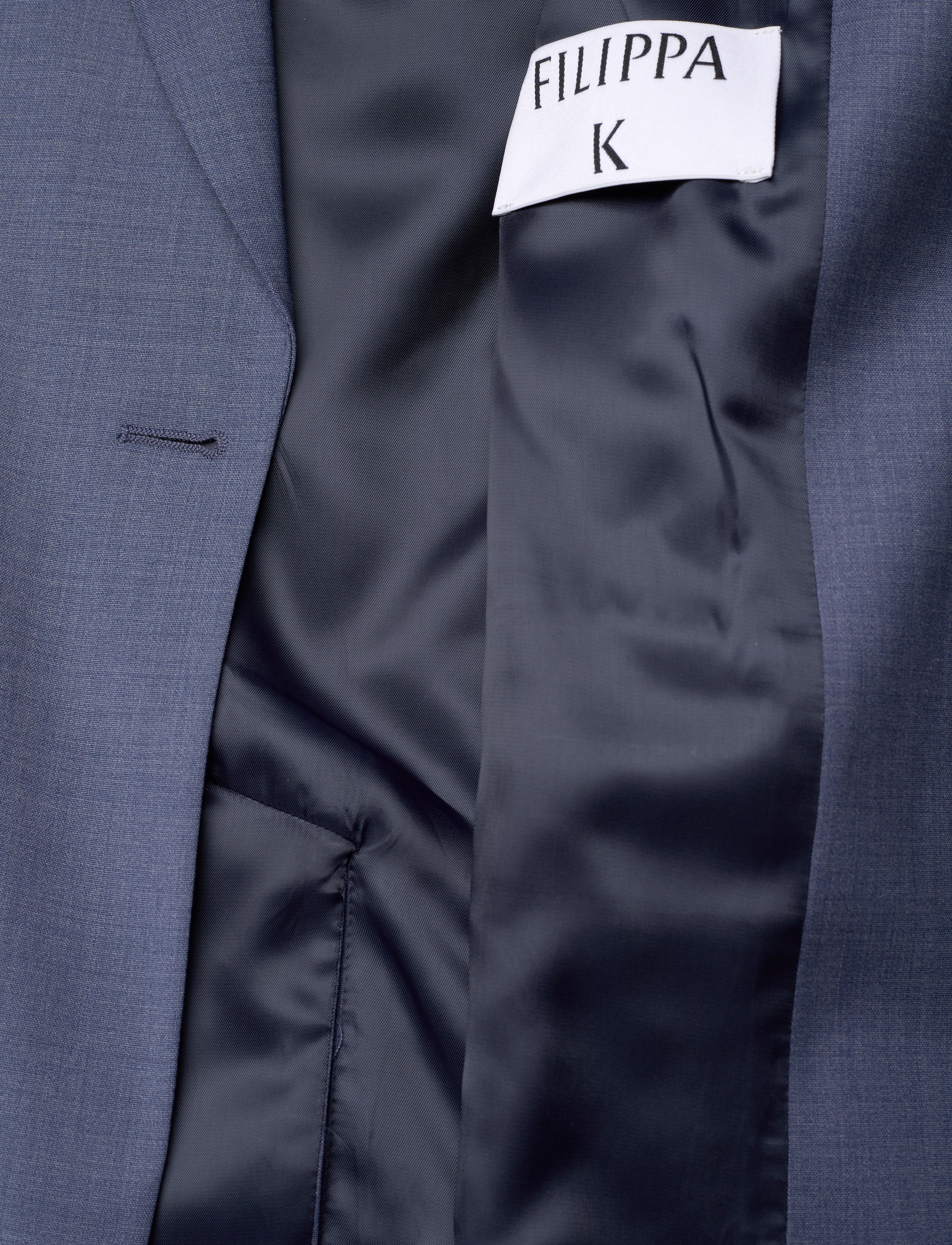 Filippa K - Sasha Cool Wool Blazer - dusty blue - 4