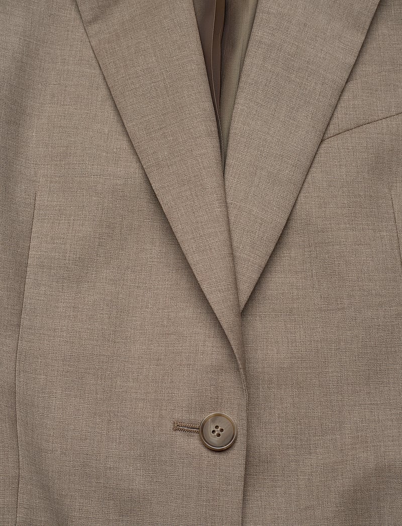 Filippa K - Sasha Cool Wool Blazer - Ühes joones nööpidega bleiserid - faded khaki - 2