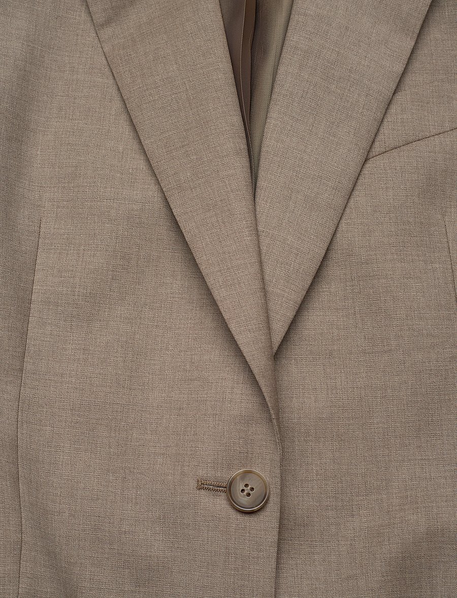 Filippa K - Sasha Cool Wool Blazer - einreihige blazer - faded khaki - 5