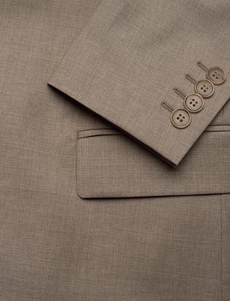 Filippa K - Sasha Cool Wool Blazer - Ühes joones nööpidega bleiserid - faded khaki - 3