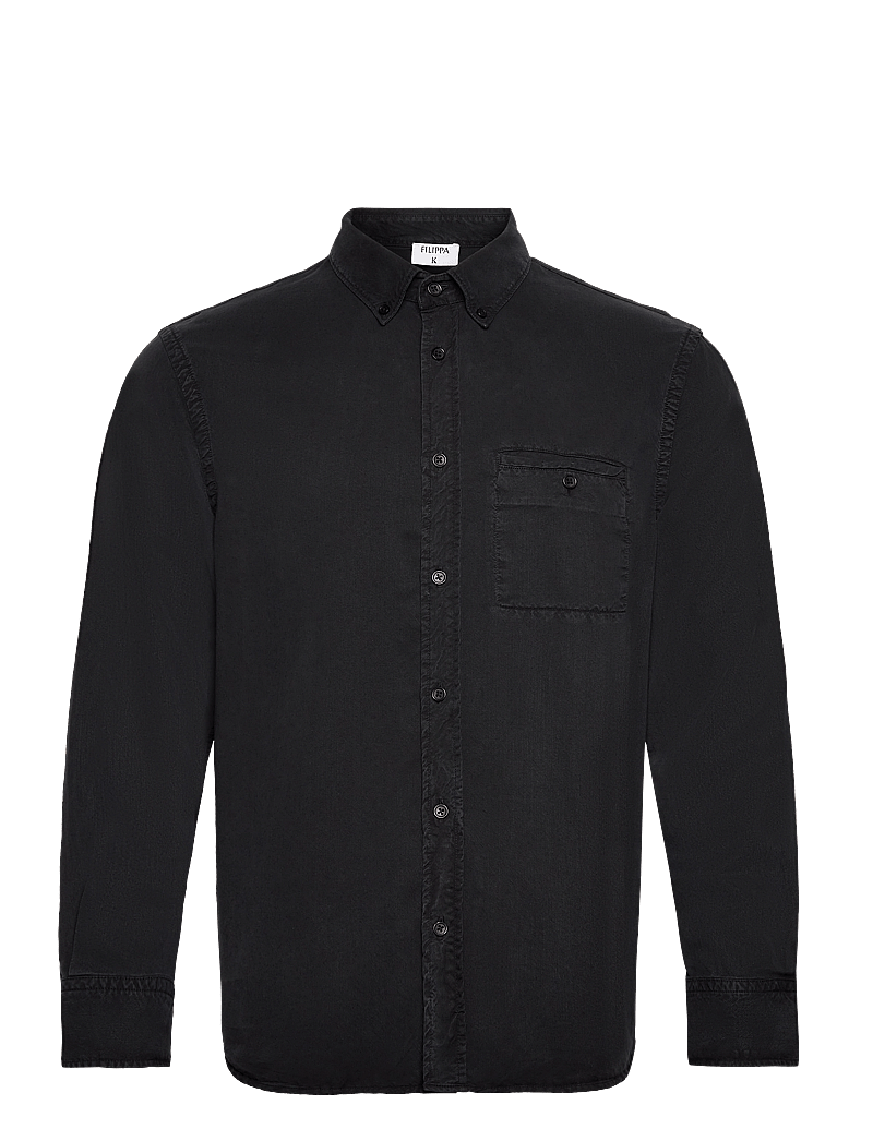 Filippa K - Zachary Shirt - basic-hemden - almost black - 0