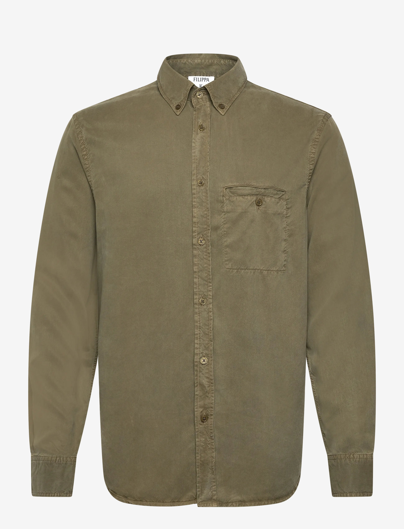 Filippa K - Zachary Shirt - basic skjortor - dark olive green - 0