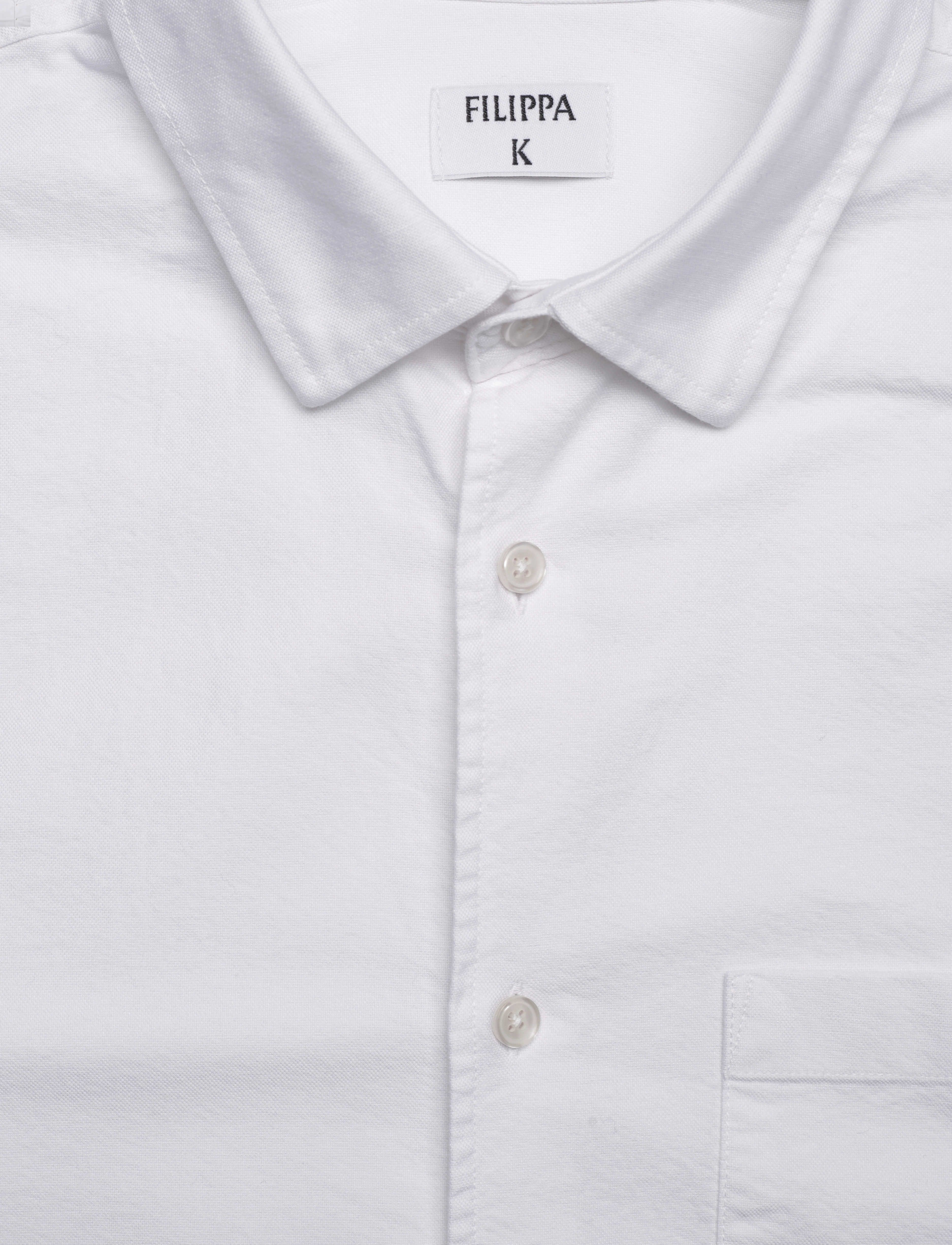 Filippa K - Tim Oxford Shirt - marškiniai - white - 2