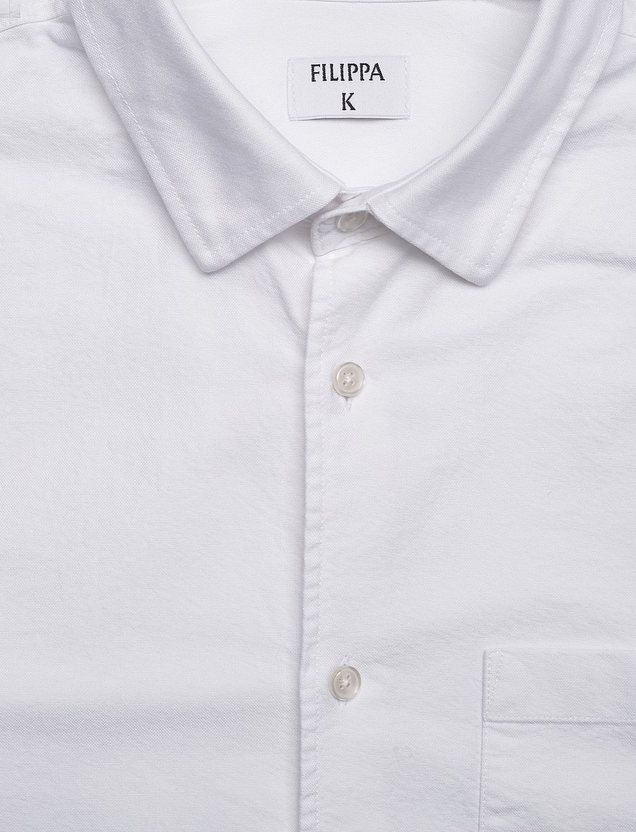 Filippa K - Tim Oxford Shirt - chemises oxford - white - 2