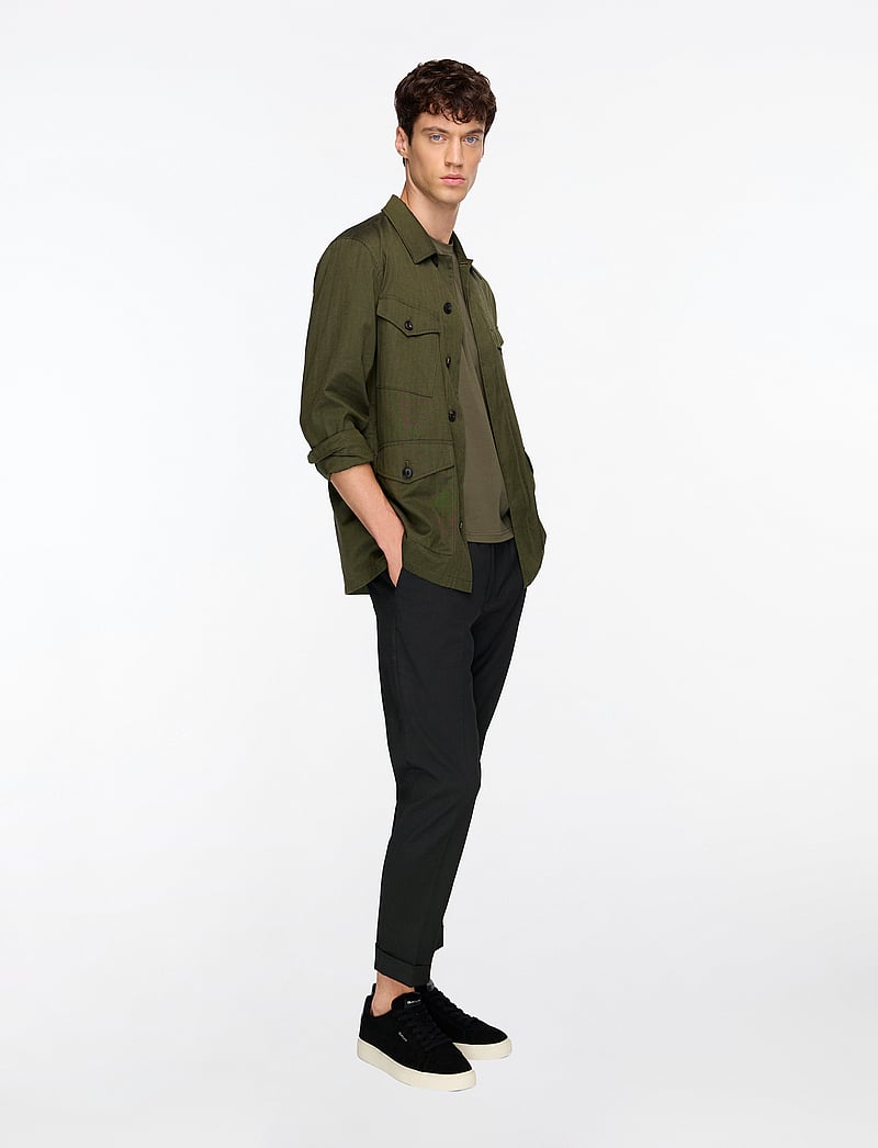 Filippa K - Terry Cropped Trousers - casual byxor - black - 3