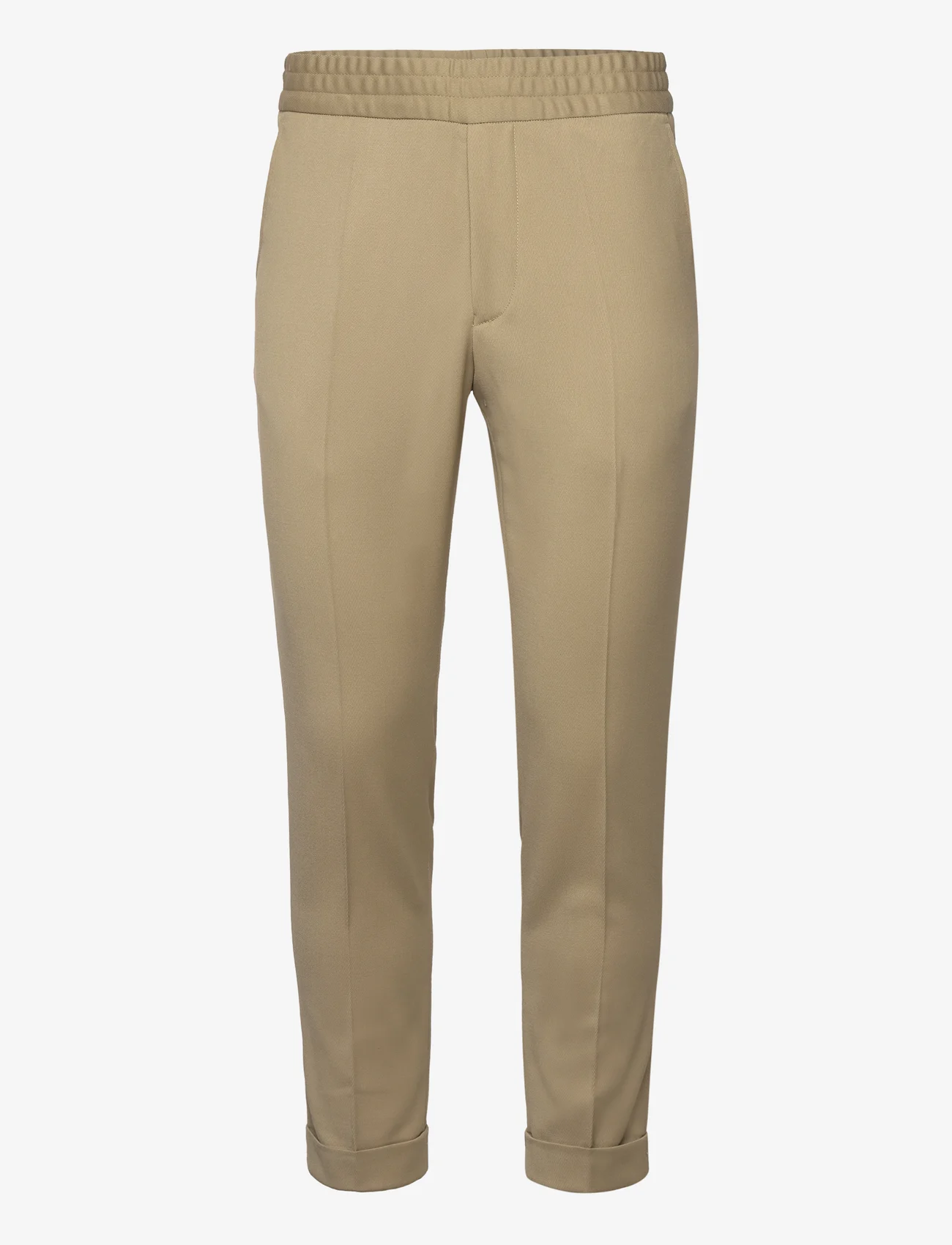 Filippa K - Terry Cropped Trousers - podstawowe koszulki - light khak - 0