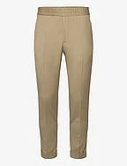 Terry Cropped Trousers - LIGHT KHAK