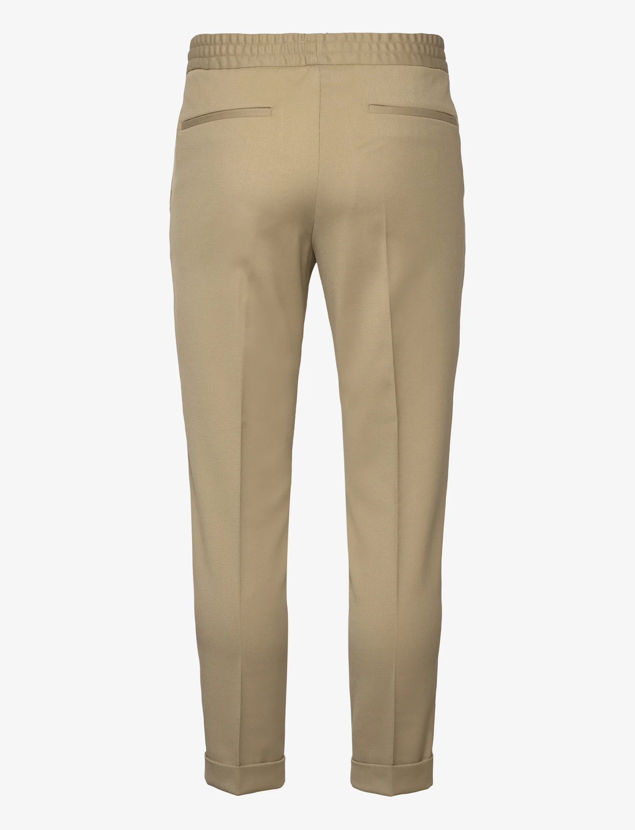 Filippa K - Terry Cropped Trousers - podstawowe koszulki - light khak - 1