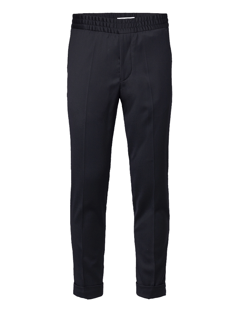 Filippa K - Terry Cropped Trousers - casual byxor - navy - 0