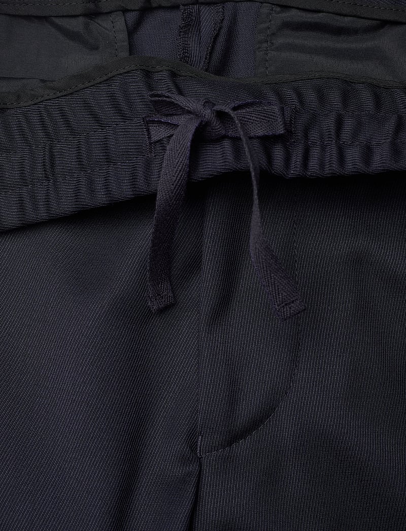 Filippa K - Terry Cropped Trousers - casual byxor - navy - 3