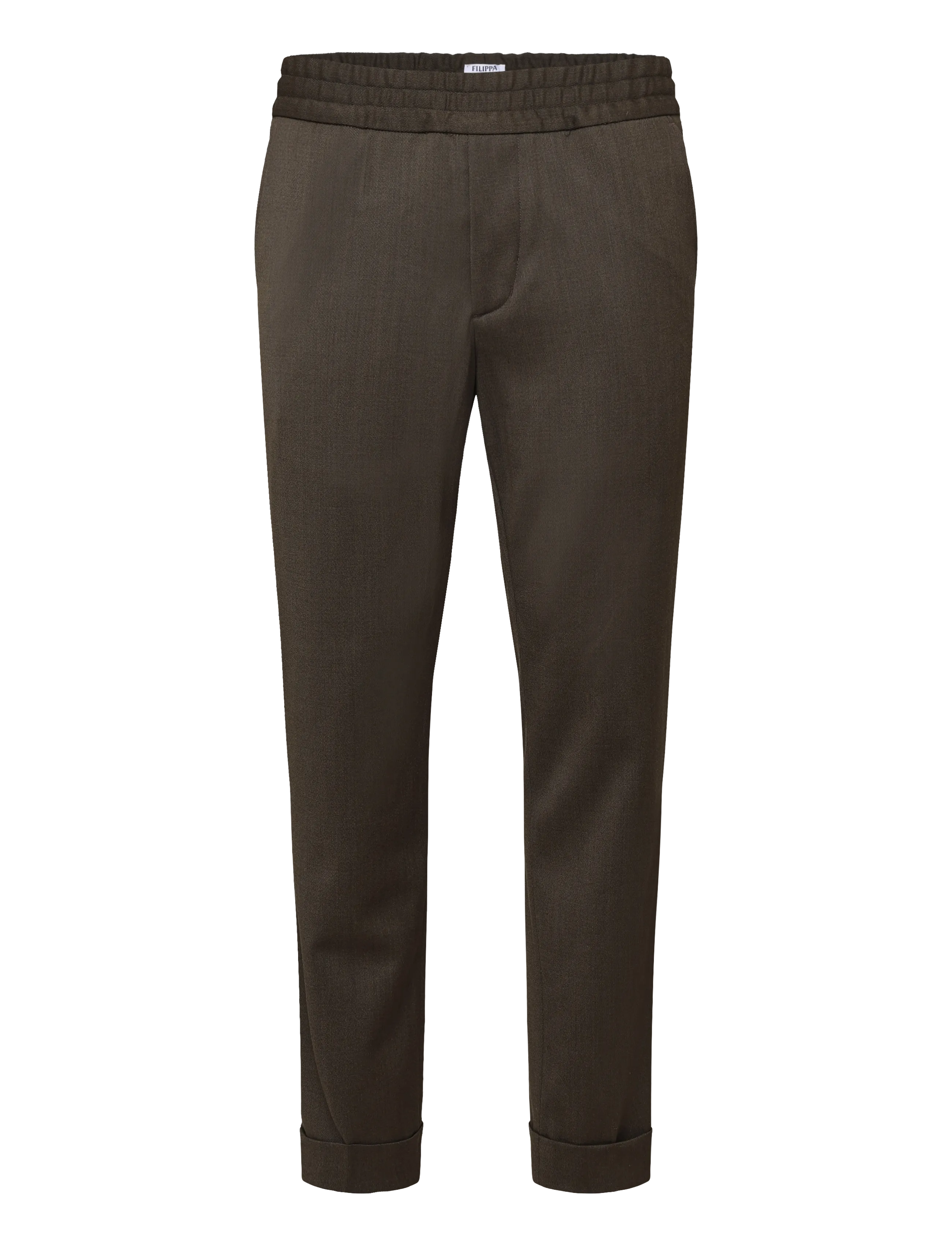 Filippa K Terry Cropped Trousers - Trousers - WALNUT BROWN / brown