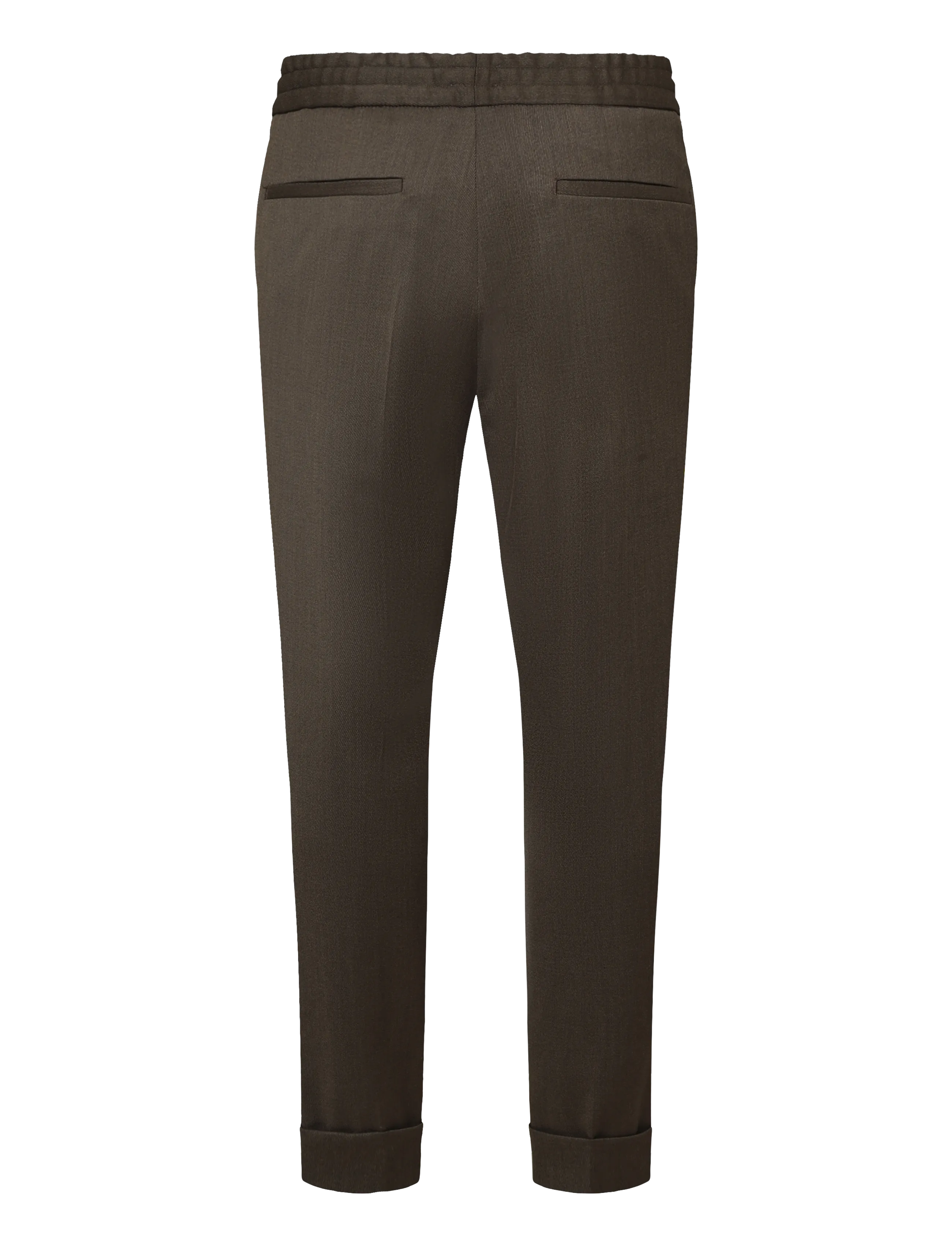Filippa K - Terry Cropped Trousers - casual trousers - walnut brown - 1