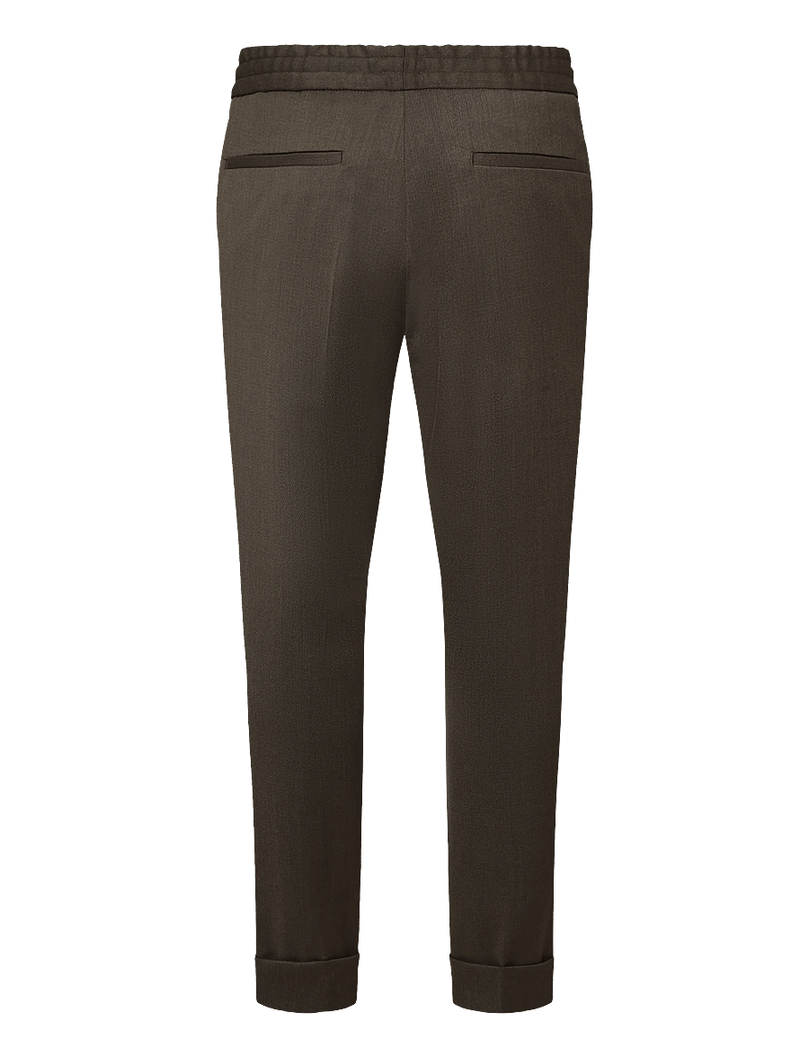 Filippa K - Terry Cropped Trousers - casual bukser - walnut brown - 1