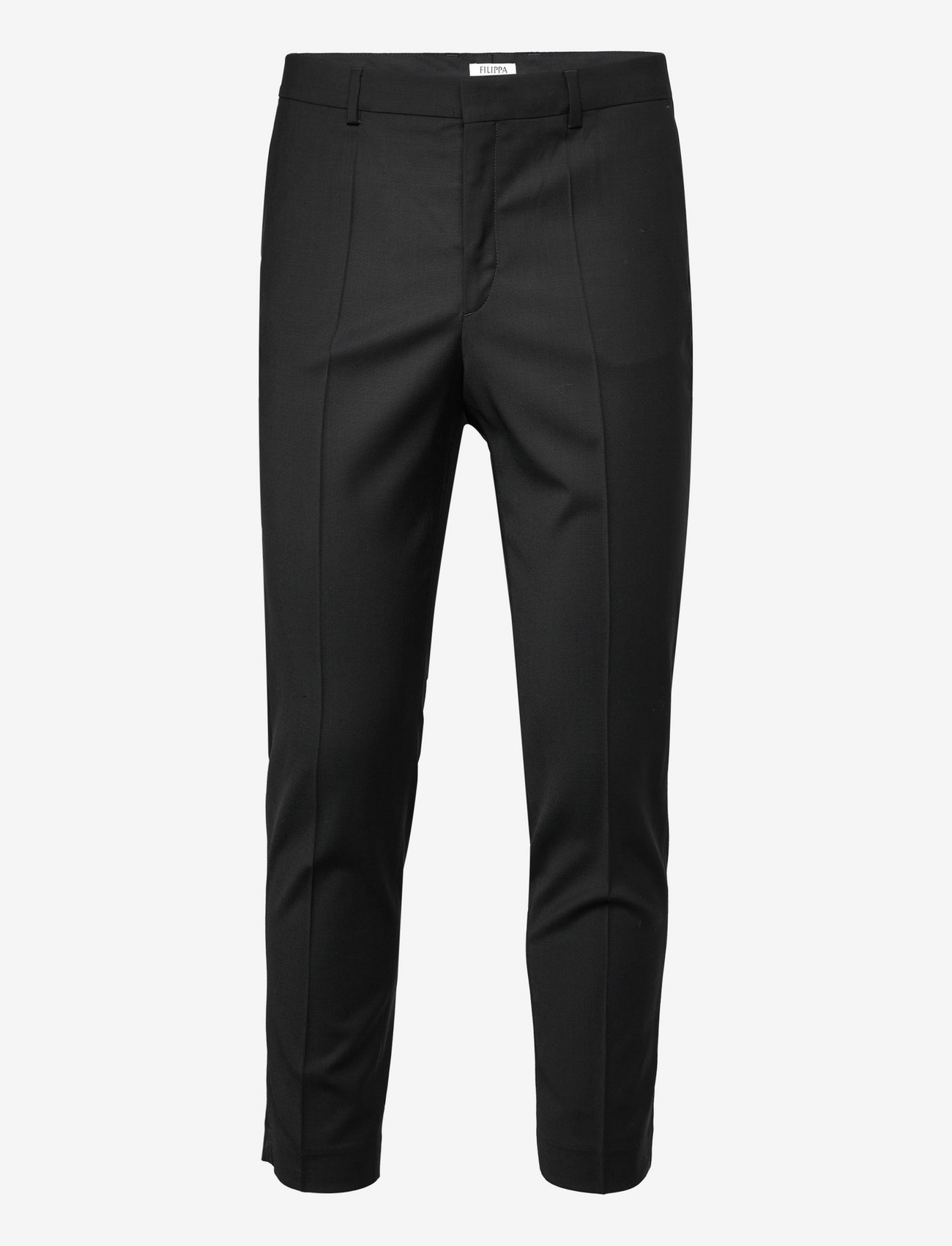 Filippa K - Emma Cropped Cool Wool Trouser - habitbukser - black - 0