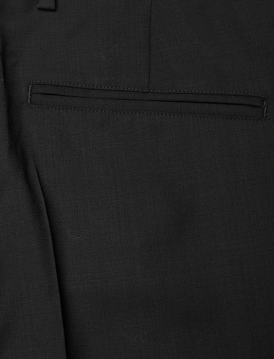 Filippa K - Emma Cropped Cool Wool Trouser - anzugshosen - black - 4