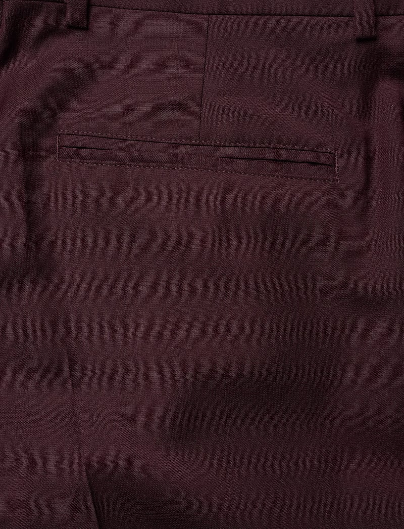 Filippa K - Emma Cropped Cool Wool Trouser - formell - burgundy - 4