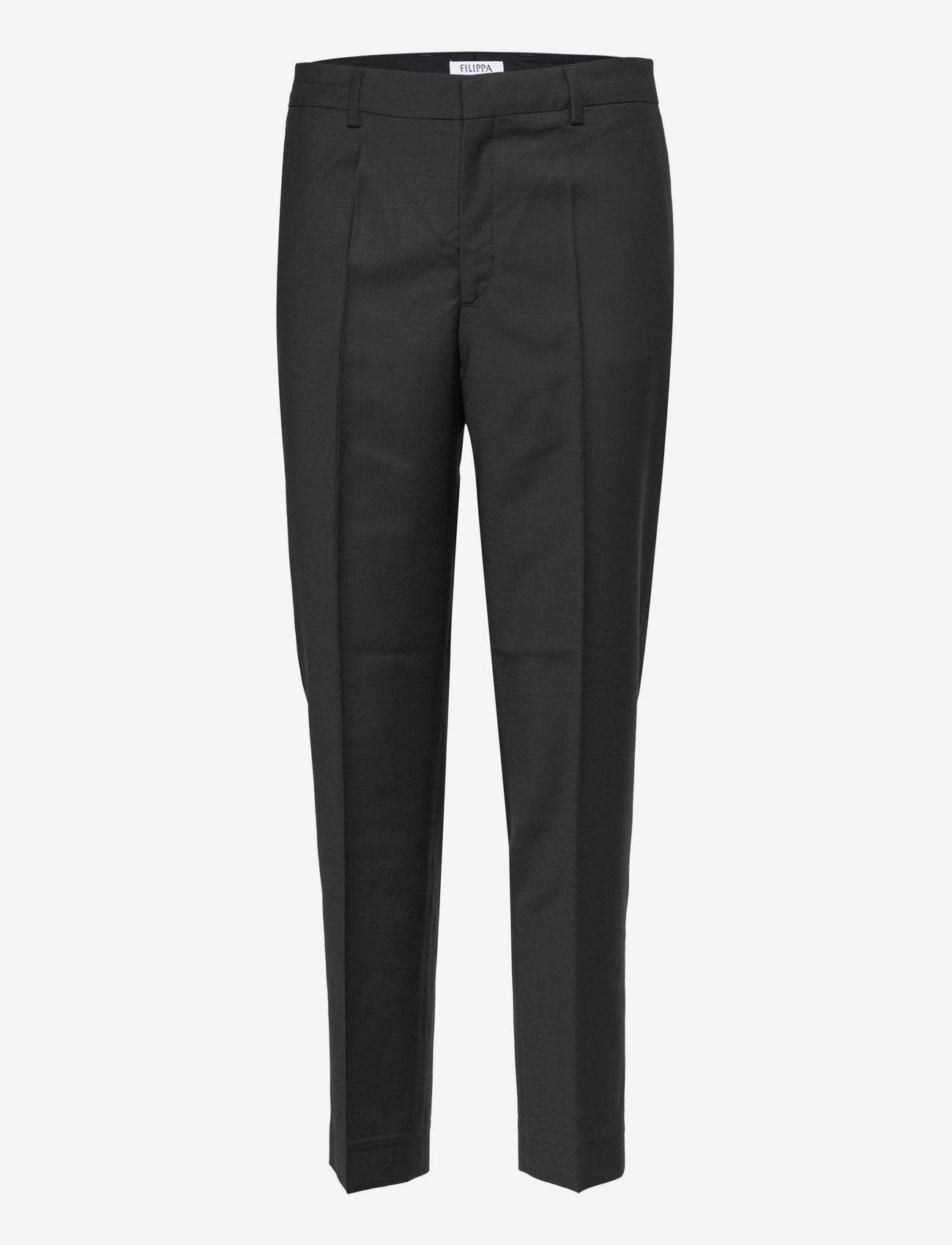 Filippa K - Emma Cropped Cool Wool Trouser - tailored trousers - dark navy - 0