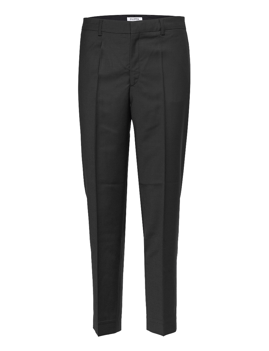 Filippa K - Emma Cropped Cool Wool Trouser - anzugshosen - dark navy - 0