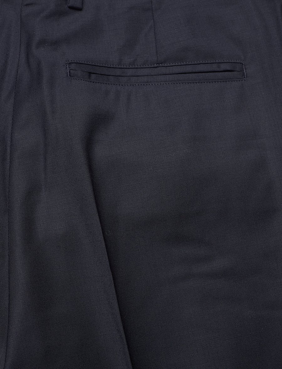 Filippa K - Emma Cropped Cool Wool Trouser - anzugshosen - dark navy - 4