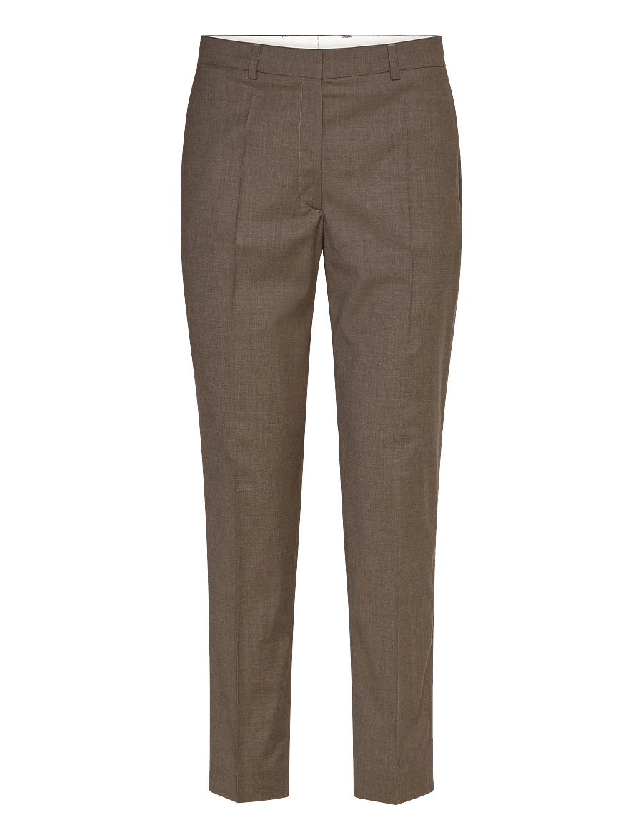 Filippa K - Emma Cropped Cool Wool Trouser - anzugshosen - driftwood - 0
